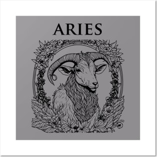 Aries Zodiac Sign Posters and Art